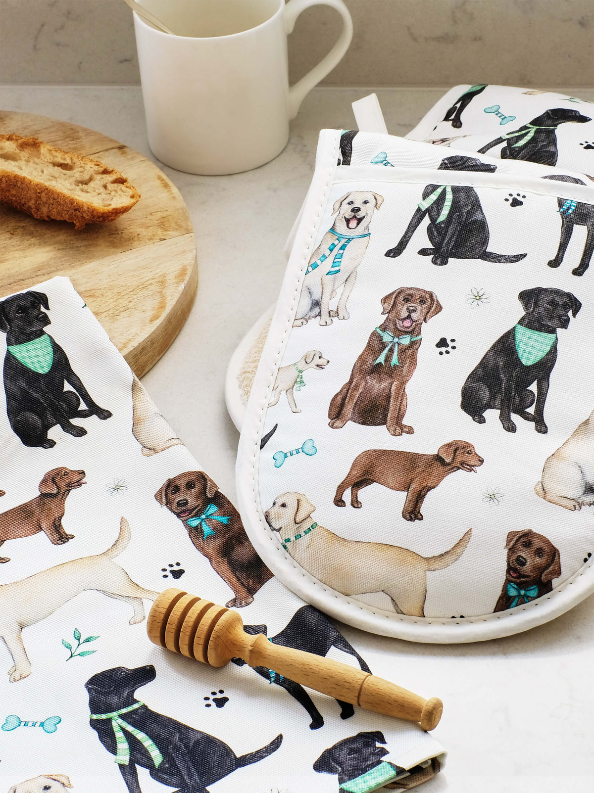 mixed labrador kitchenware