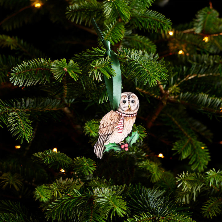 Owl Christmas Tree Decoration