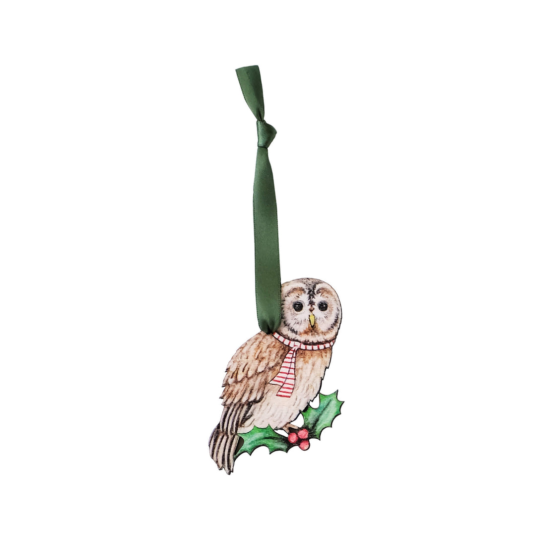 Owl Christmas Tree Decoration