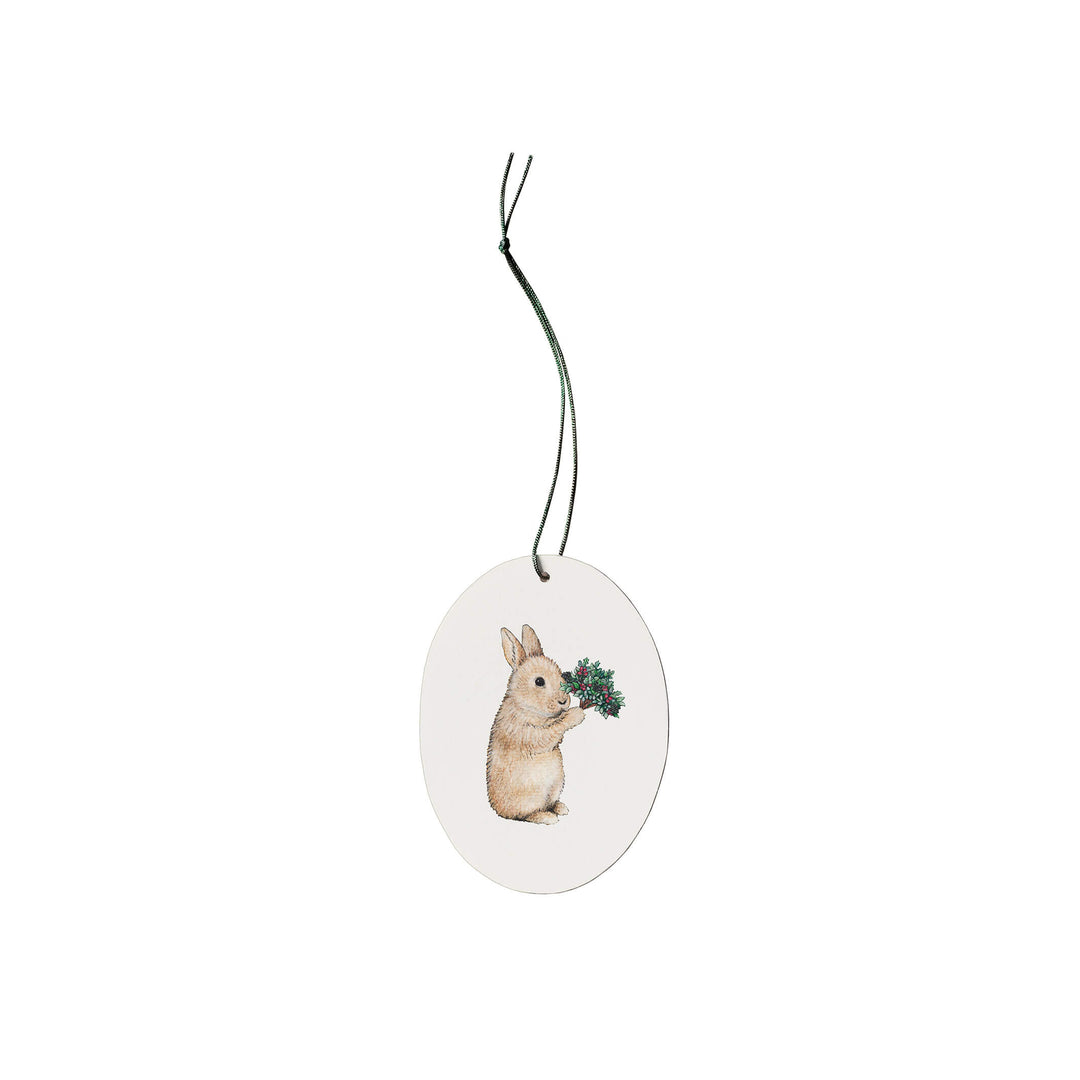 rabbit christmas gift tags