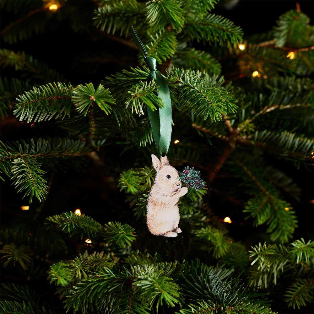 rabbit christmas tree decoration