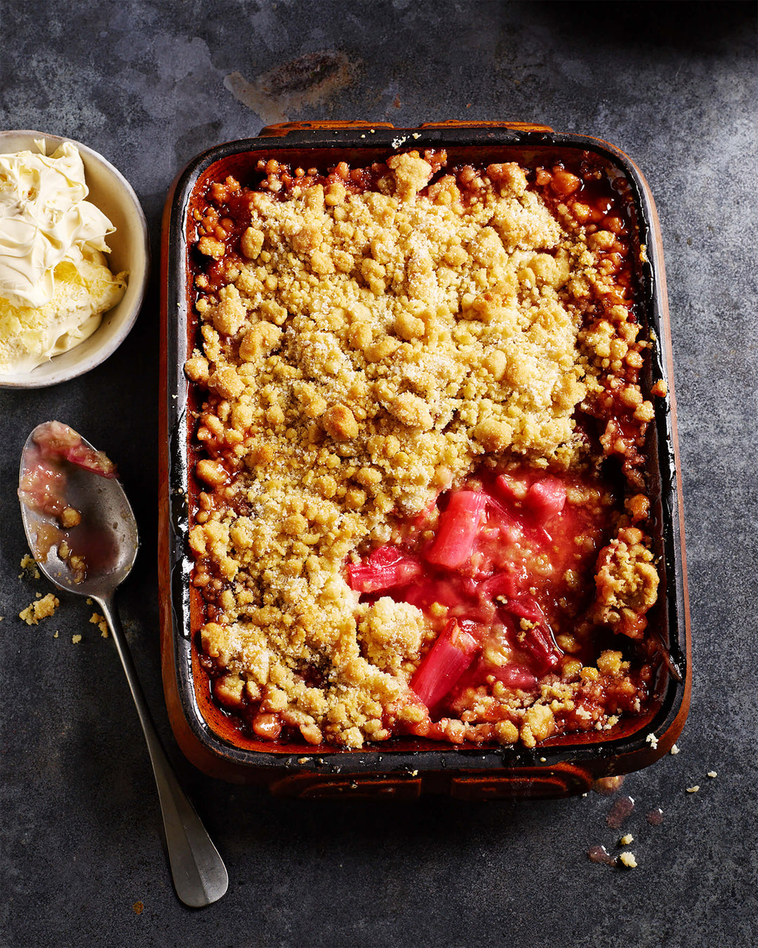 rhubarb crumble recipe