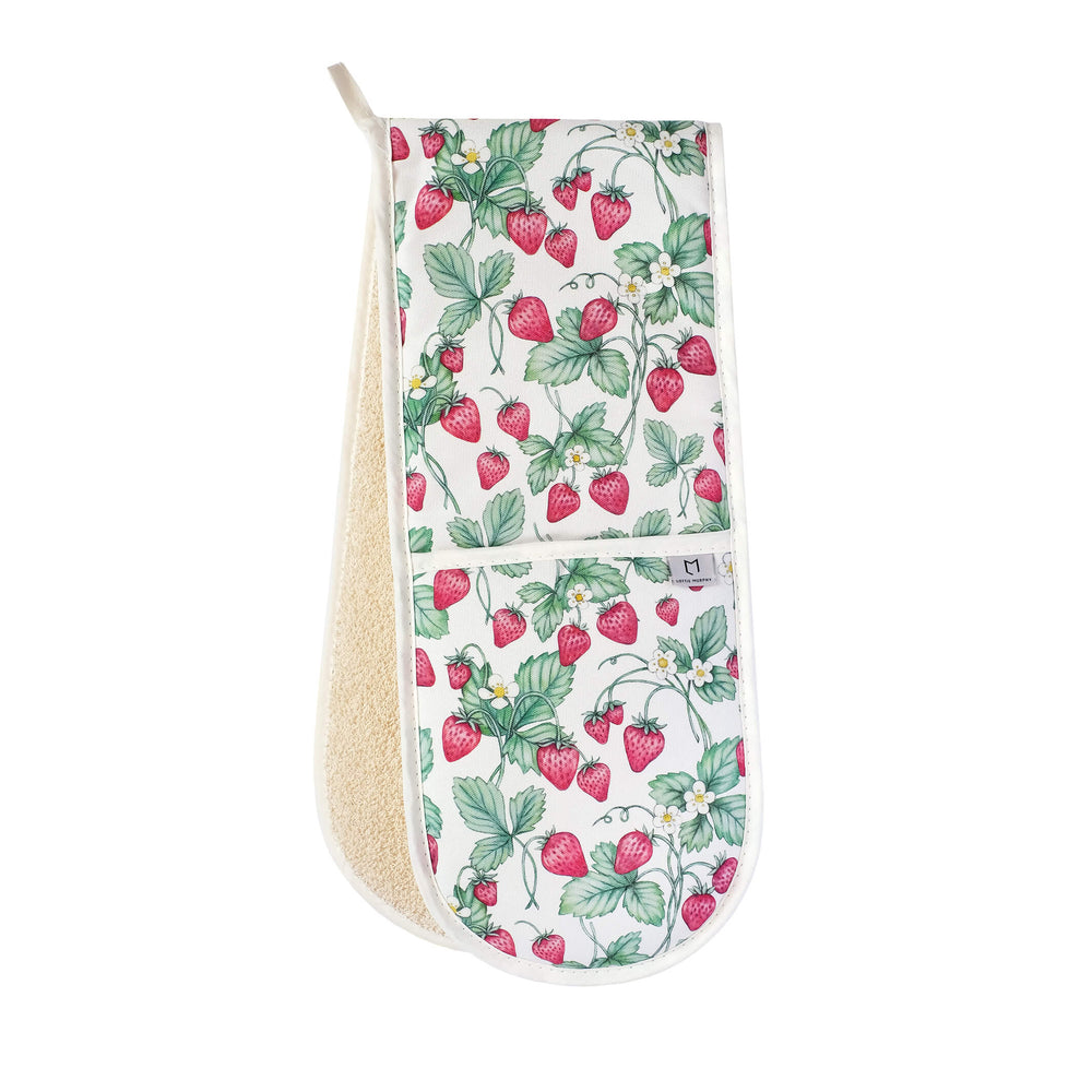 strawberry double oven glove
