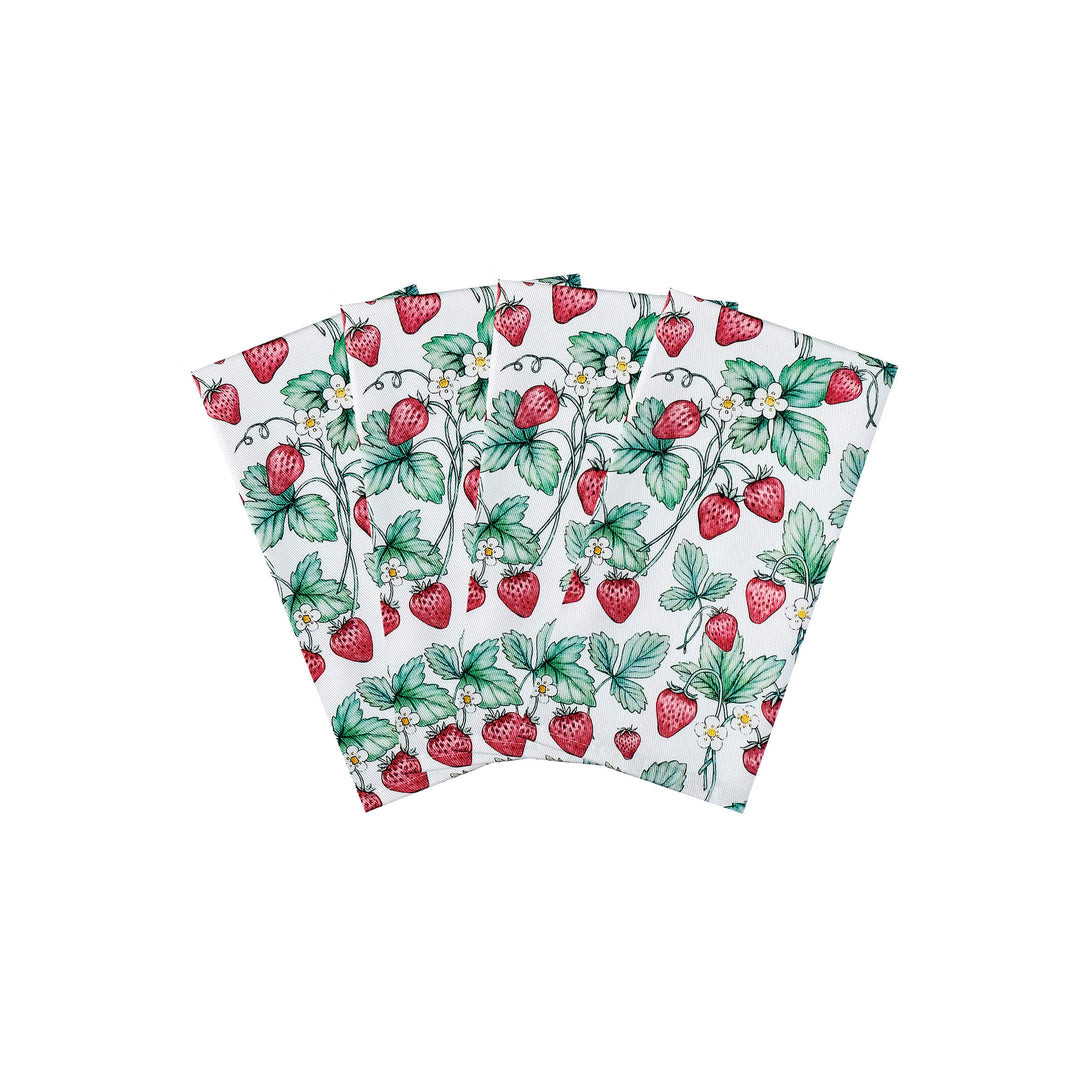 strawberry napkins
