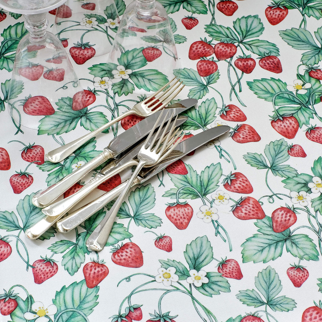 strawberry tea towel