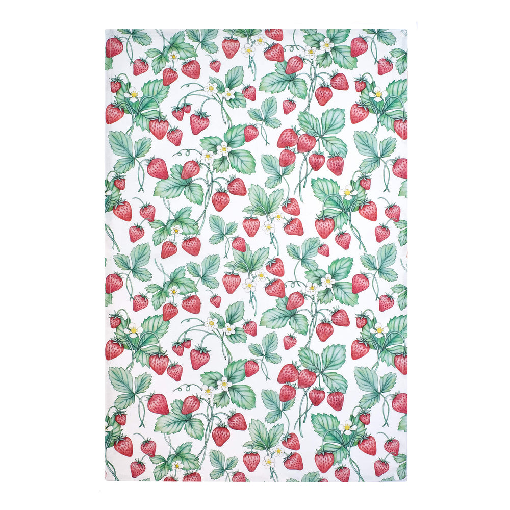 strawberry tea towel