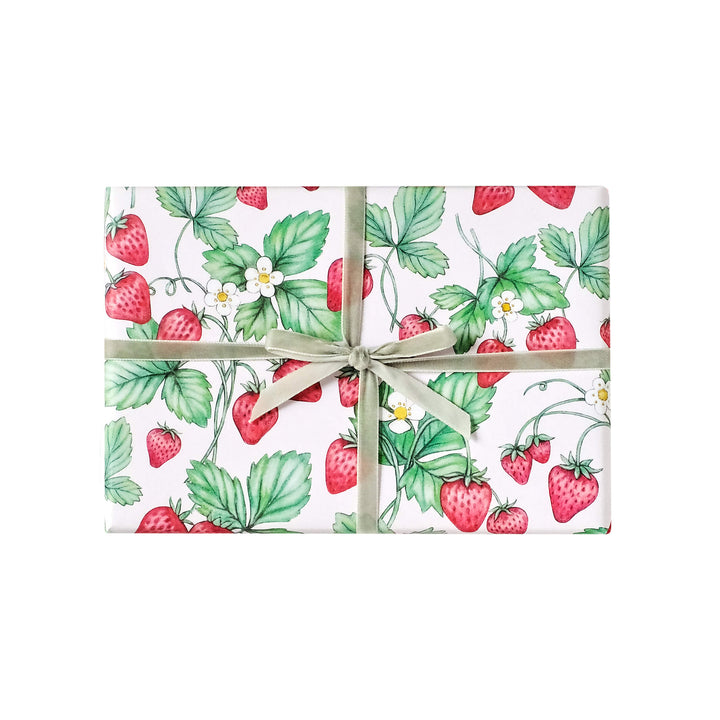 strawberry wrapping paper