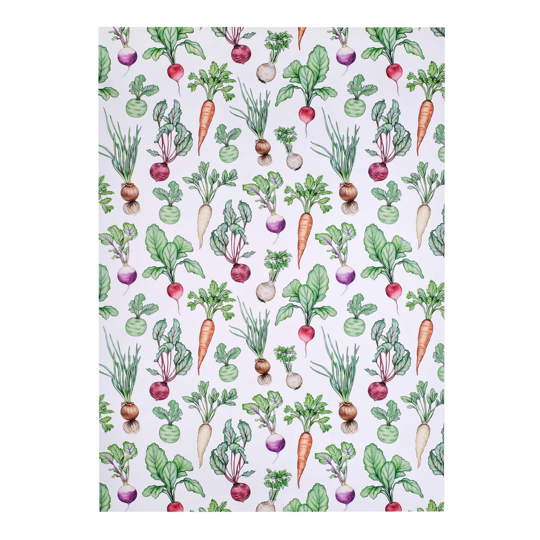vegetable wrapping paper sheet
