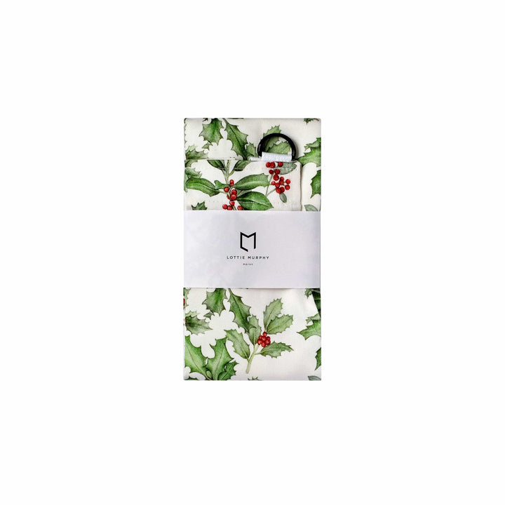 LOTTIE MURPHY Holly Christmas Apron AP15