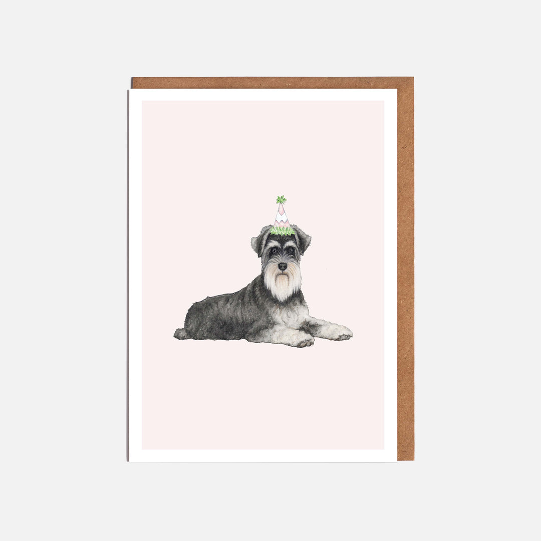 LOTTIE MURPHY Schnauzer Dog Card DH11