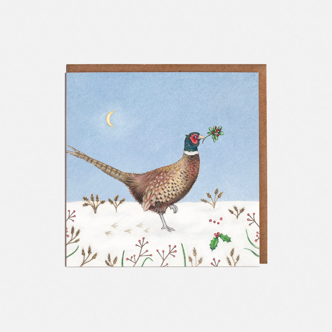 LOTTIE MURPHY Pheasant Christmas Cards (8 per pack) MB01-P