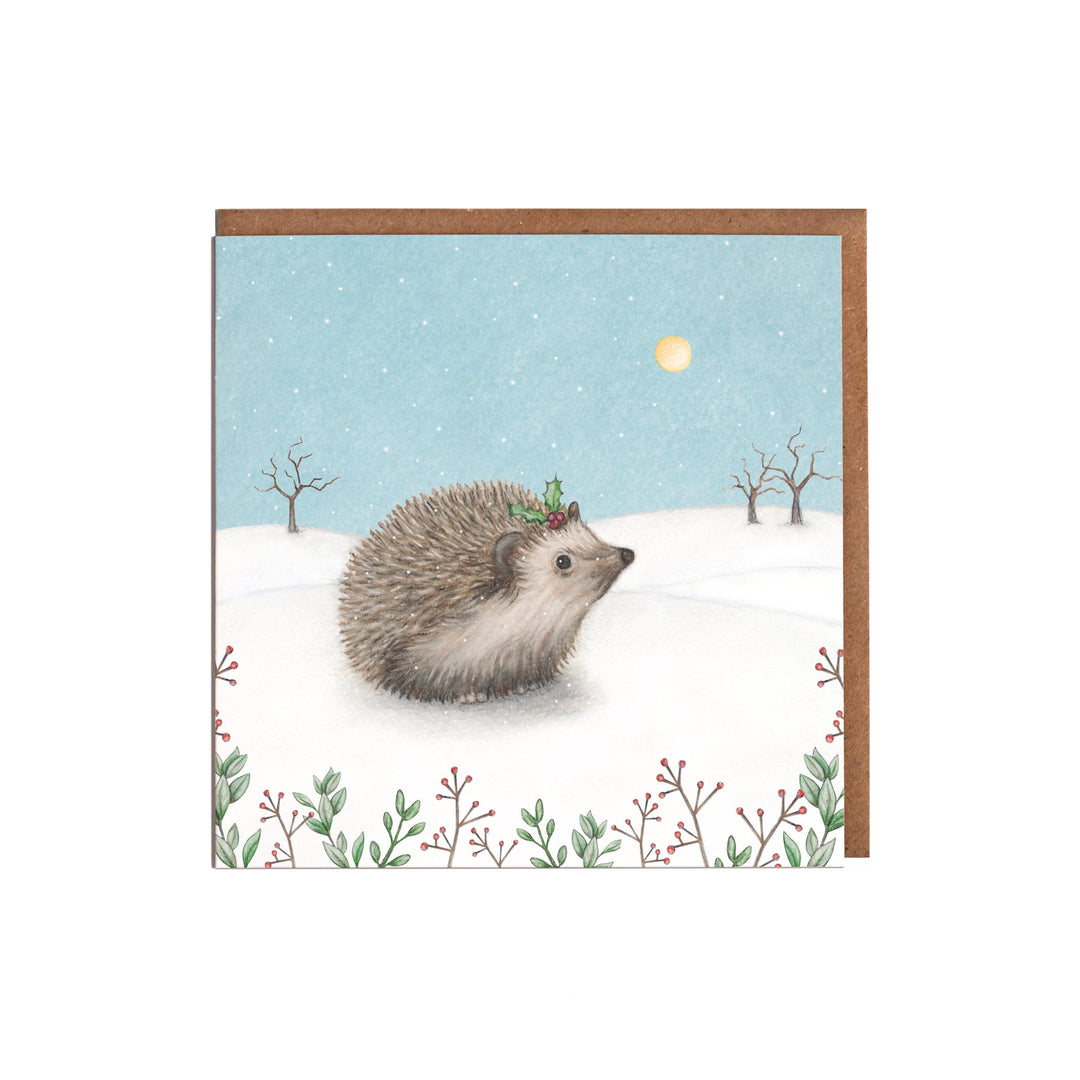 LOTTIE MURPHY Hedgehog Christmas Cards (8 per pack) MB21-P