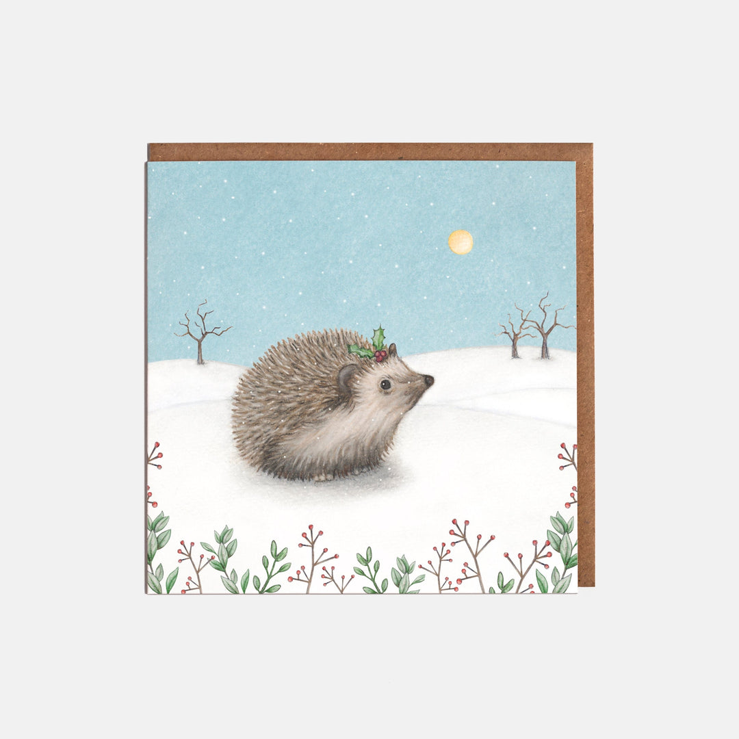 LOTTIE MURPHY Hedgehog Christmas Cards (8 per pack) MB21-P