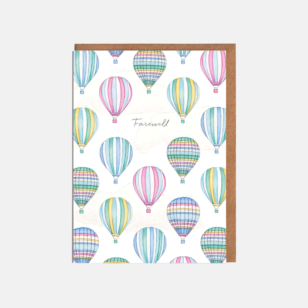 LOTTIE MURPHY Hot Air Balloons Card - Farewell SP02